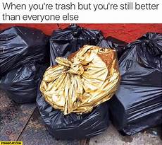 Gold Garbage Bag